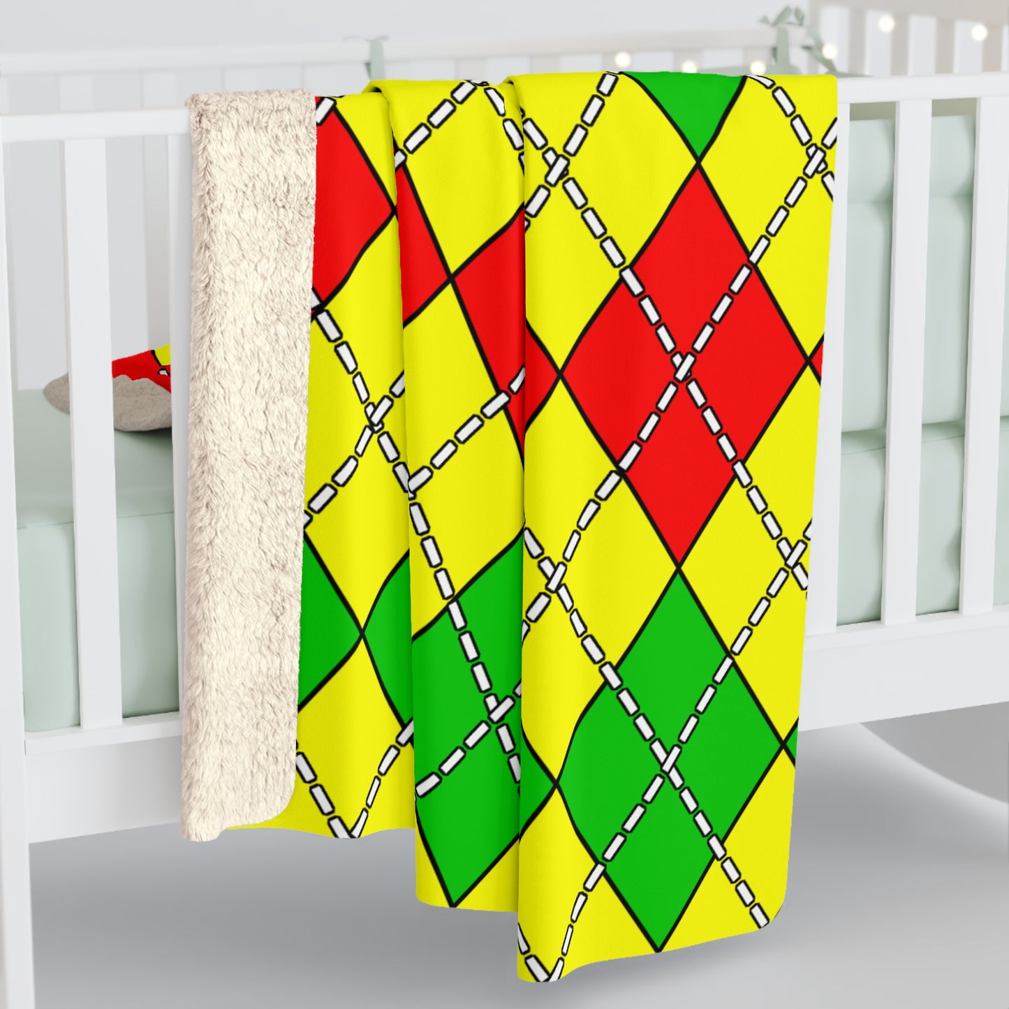 Congo Retro Argyle Blanket Throw