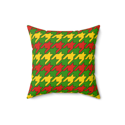Benin Retro Houndstooth Cushion Pillow