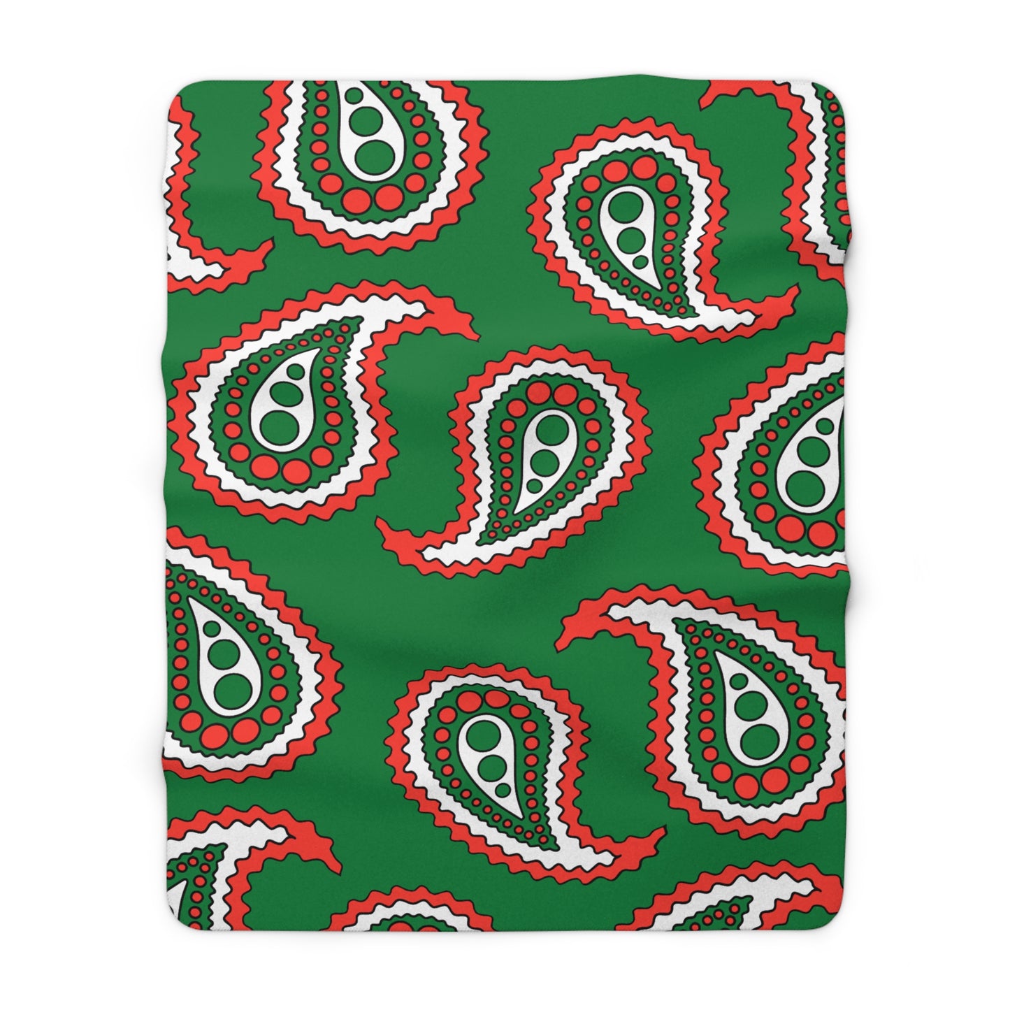 Madagascar Retro Paisley Blanket Throw