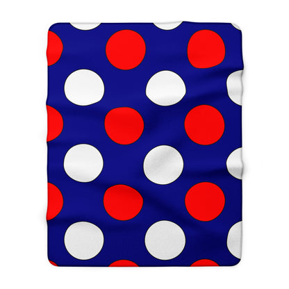 Australia Retro Polka Dots Blanket Throw