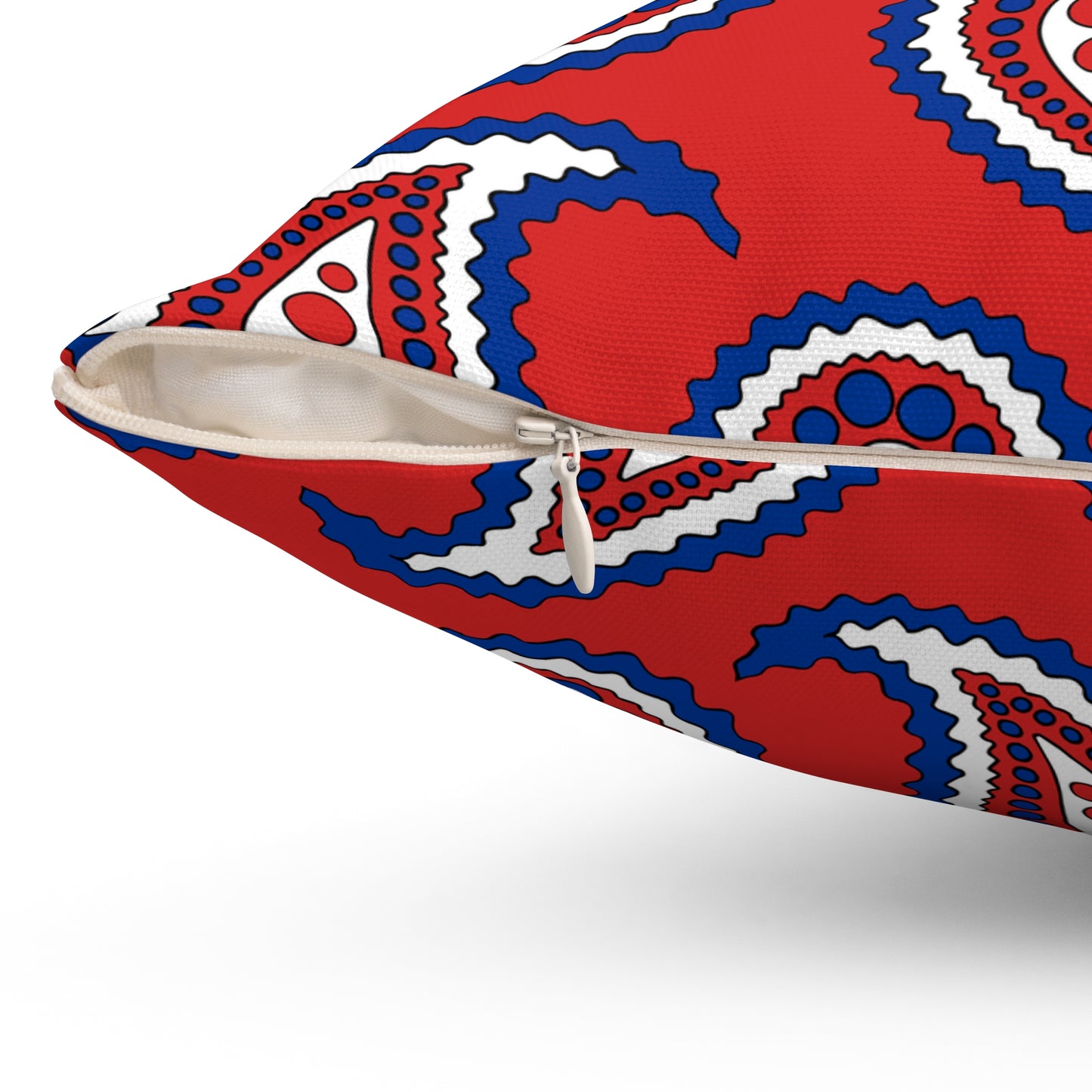 Bouvet Island Retro Paisley Cushion Pillow