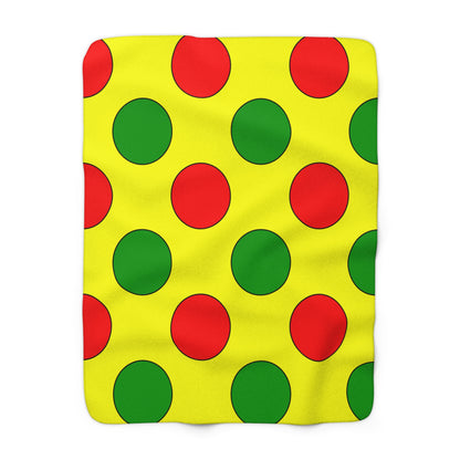 Mali Retro Polka Dots Blanket Throw
