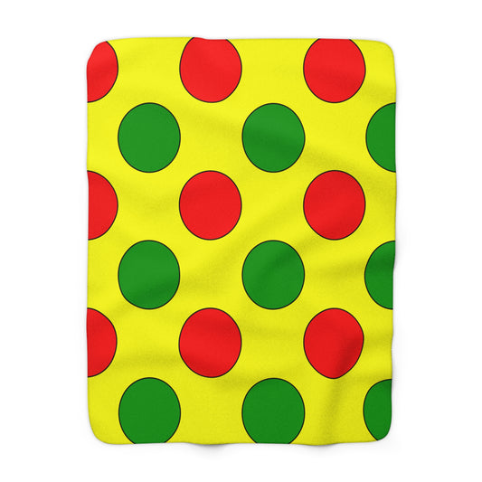 Mali Retro Polka Dots Blanket Throw