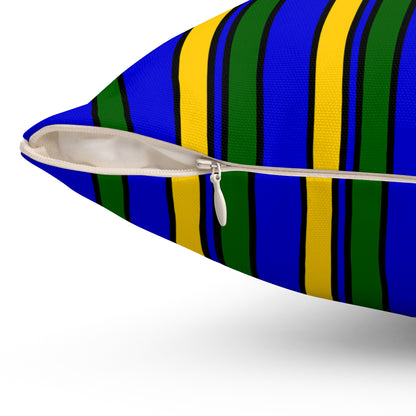 Solomon Islands Retro Stripes Cushion Pillow
