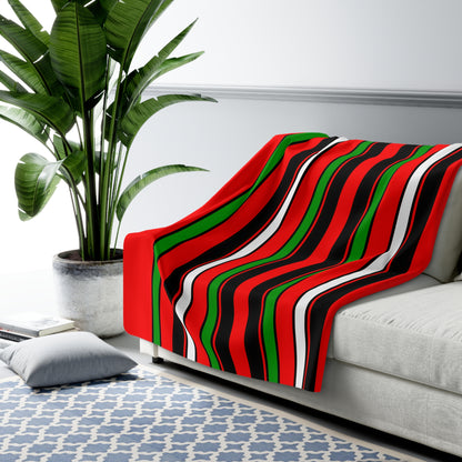 Jordan Retro Stripes Blanket Throw