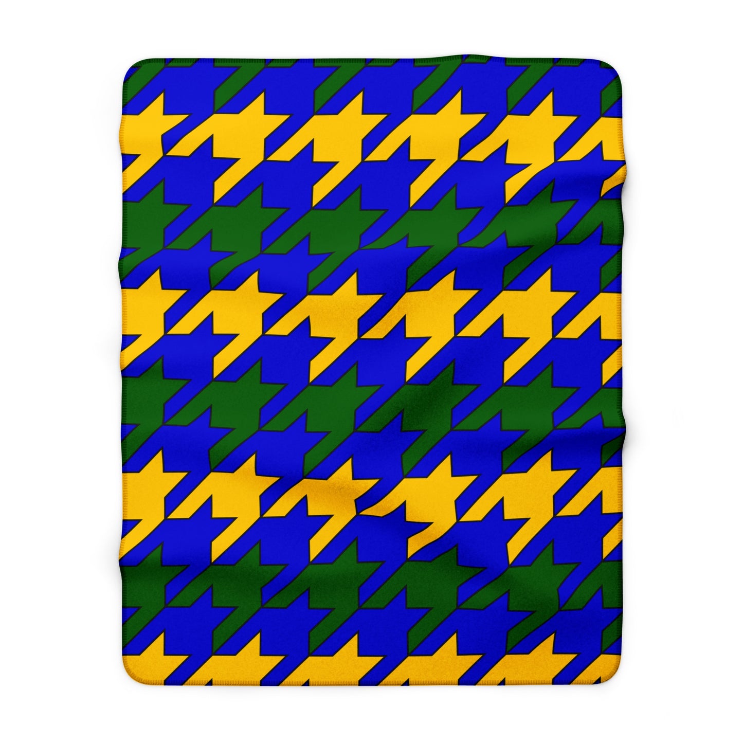 Solomon Islands Retro Houndstooth Blanket Throw
