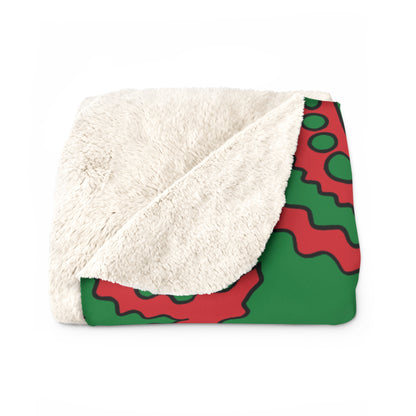 Turkmenistan Retro Paisley Blanket Throw