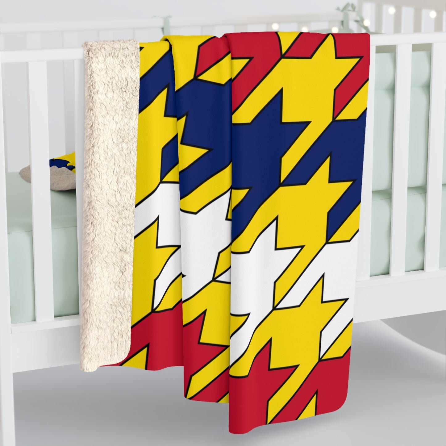 Niue Retro Houndstooth Blanket Throw