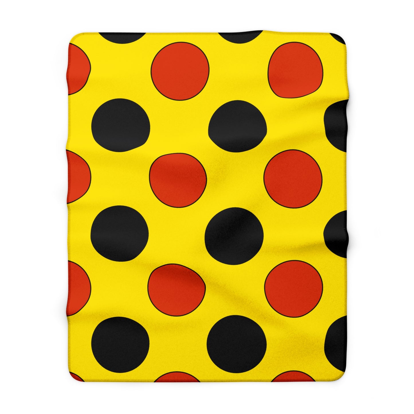 Uganda Retro Polka Dots Blanket Throw