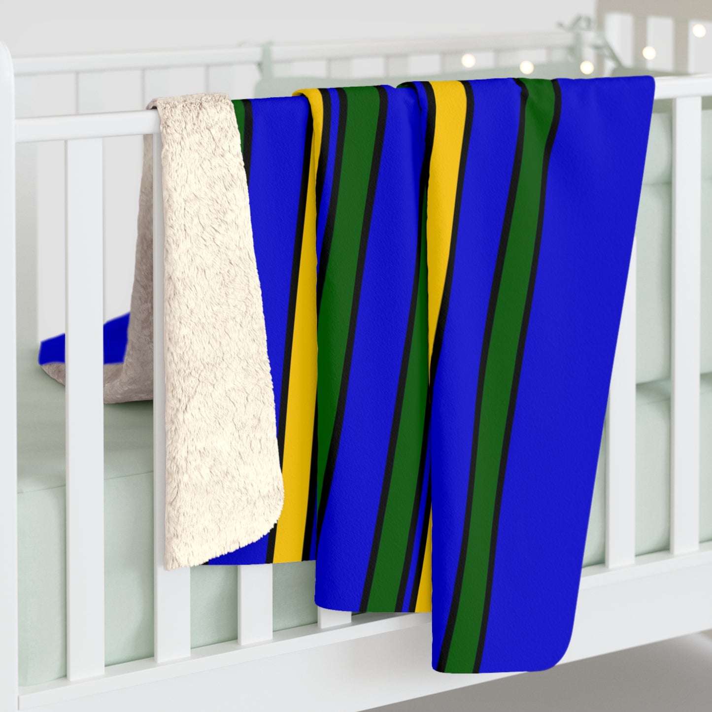 Solomon Islands Retro Stripes Blanket Throw