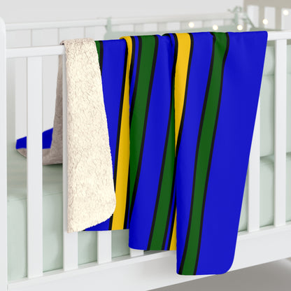 Solomon Islands Retro Stripes Blanket Throw