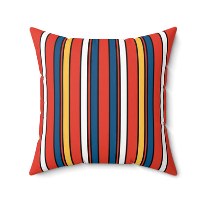 Kiribati Retro Stripes Cushion Pillow