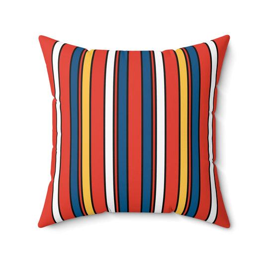 Kiribati Retro Stripes Cushion Pillow