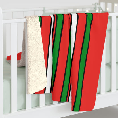 Oman Retro Stripes Blanket Throw