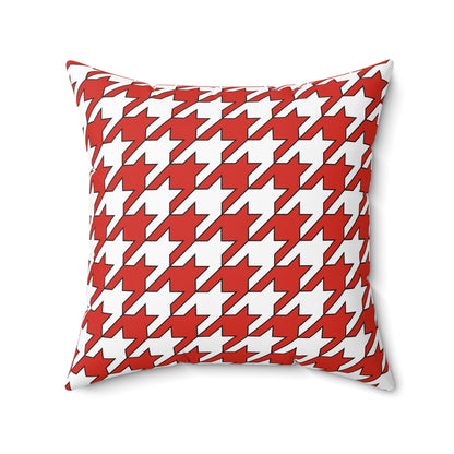 Canada Retro Houndstooth Cushion Pillow