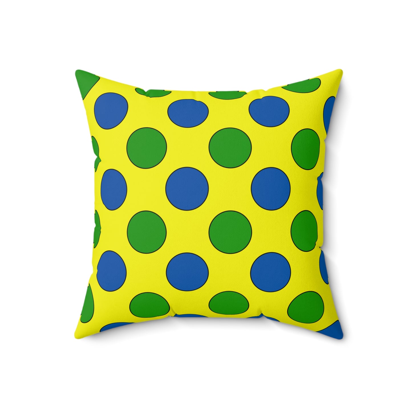 Saint Vincent And The Grenadines Retro Polka Dots Cushion Pillow