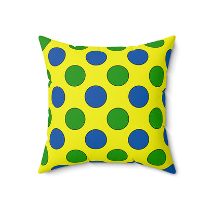 Saint Vincent And The Grenadines Retro Polka Dots Cushion Pillow