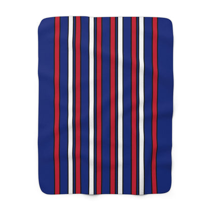 New Zealand Retro Stripes Blanket Throw