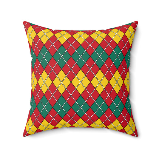 Grenada Retro Argyle Cushion Pillow