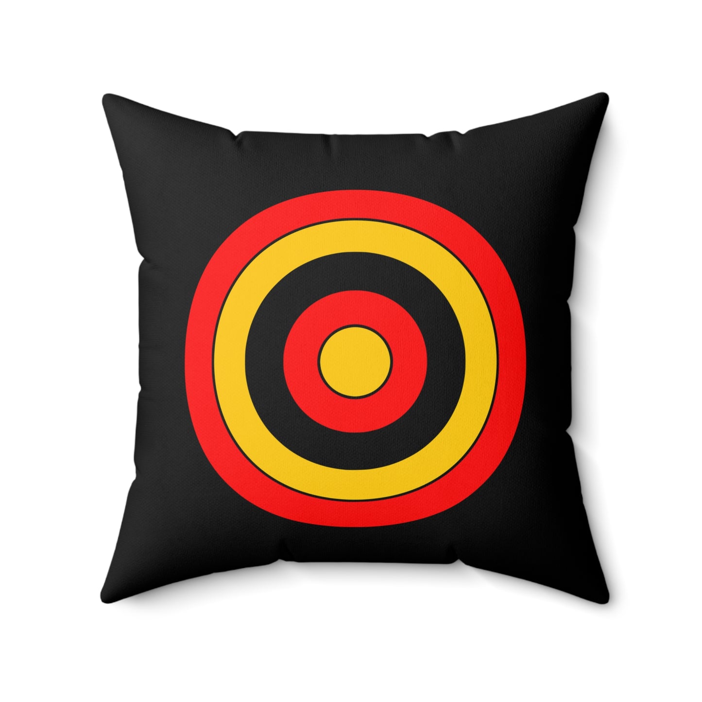 Papua New Guinea Retro Target Cushion Pillow