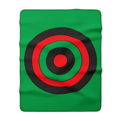 Martinique Retro Target Blanket Throw