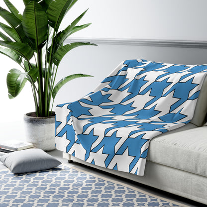 Guatemala Retro Houndstooth Blanket Throw