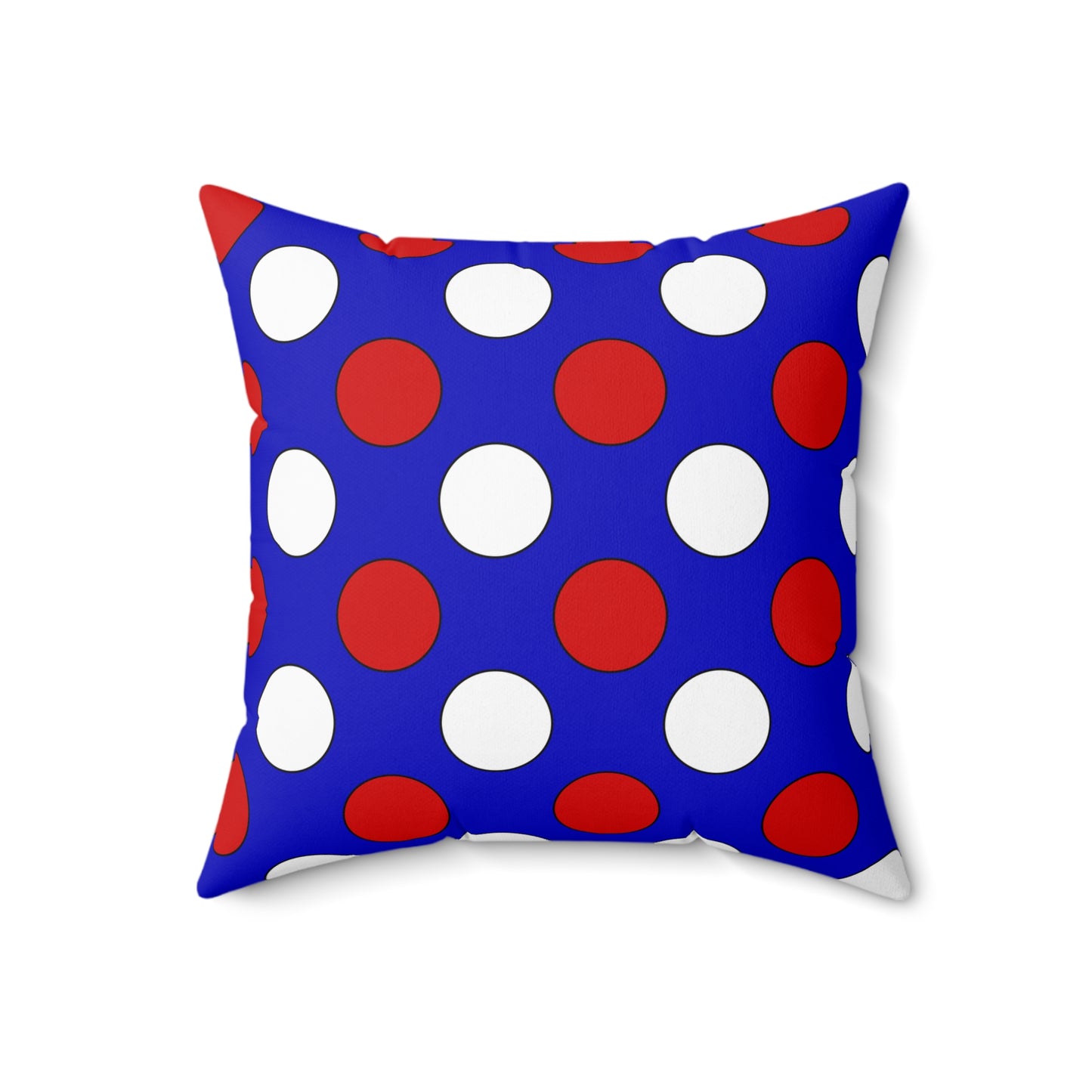 Slovenia Retro Polka Dots Cushion Pillow