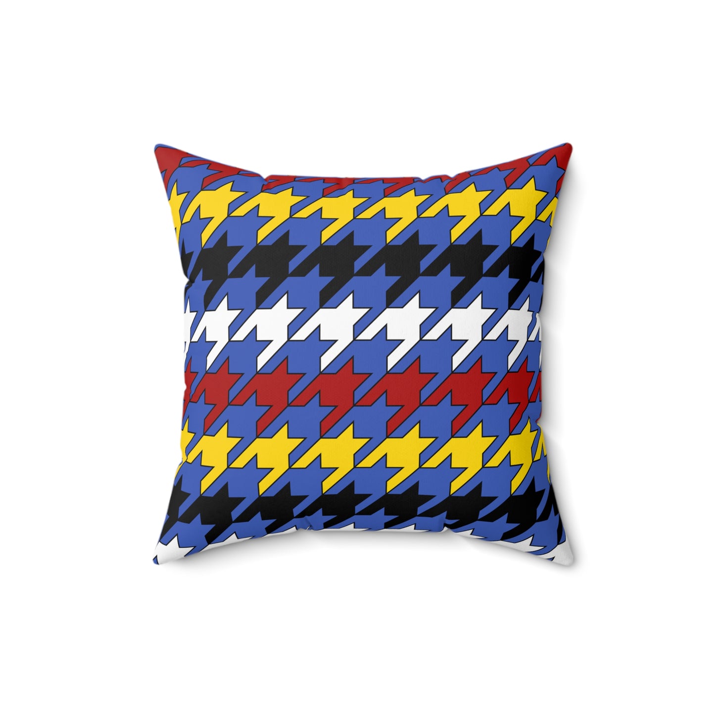 Eswatini Retro Houndstooth Cushion Pillow