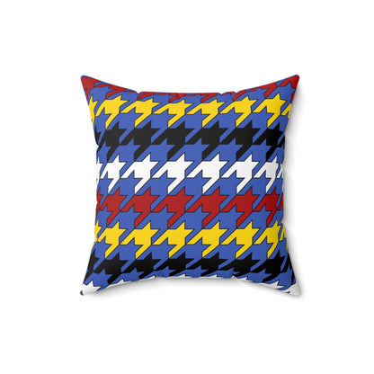 Eswatini Retro Houndstooth Cushion Pillow