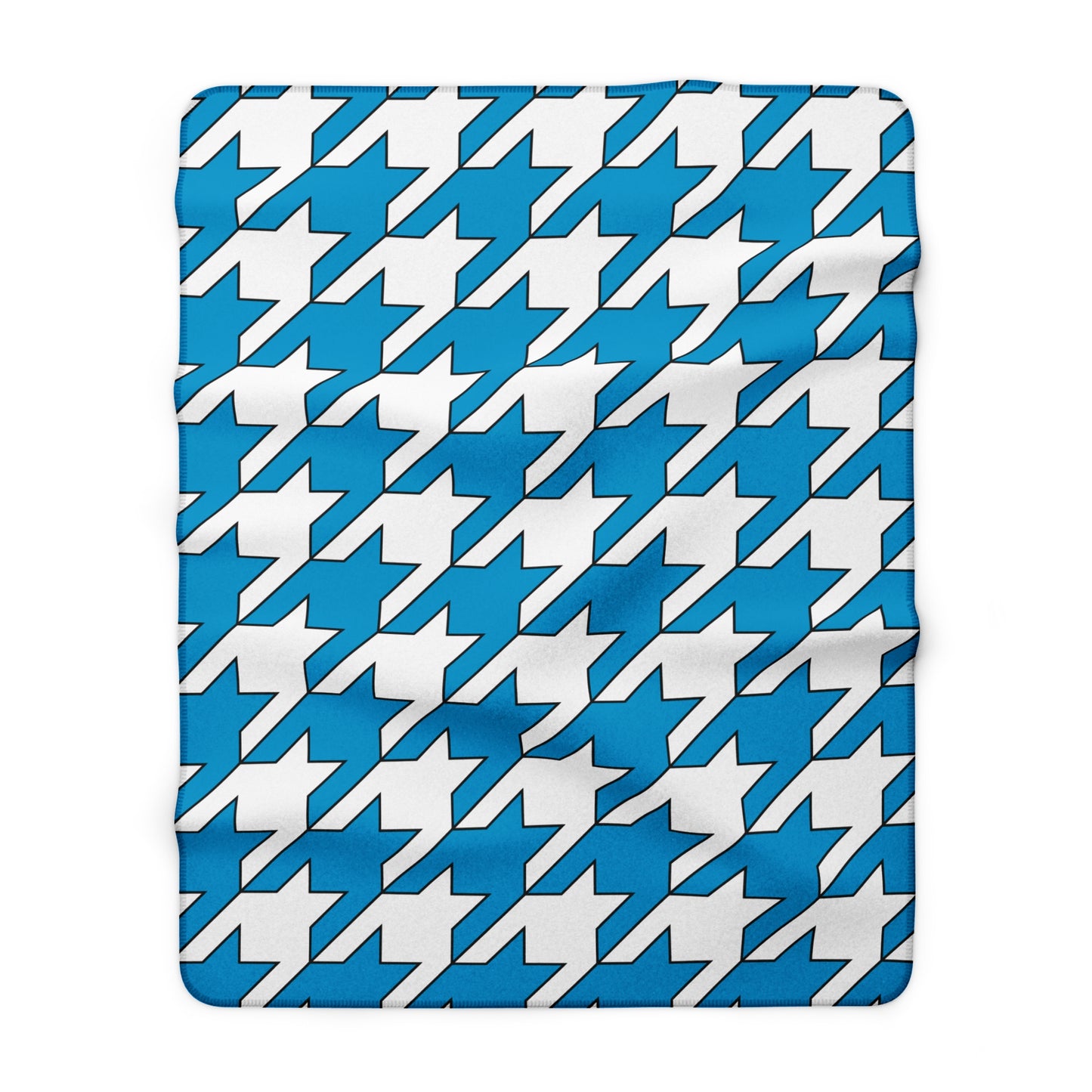 Galicia Retro Houndstooth Blanket Throw