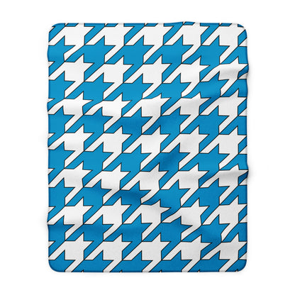 Galicia Retro Houndstooth Blanket Throw