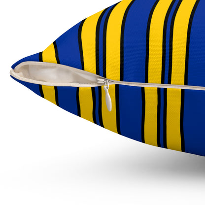 European Union Retro Stripes Cushion Pillow