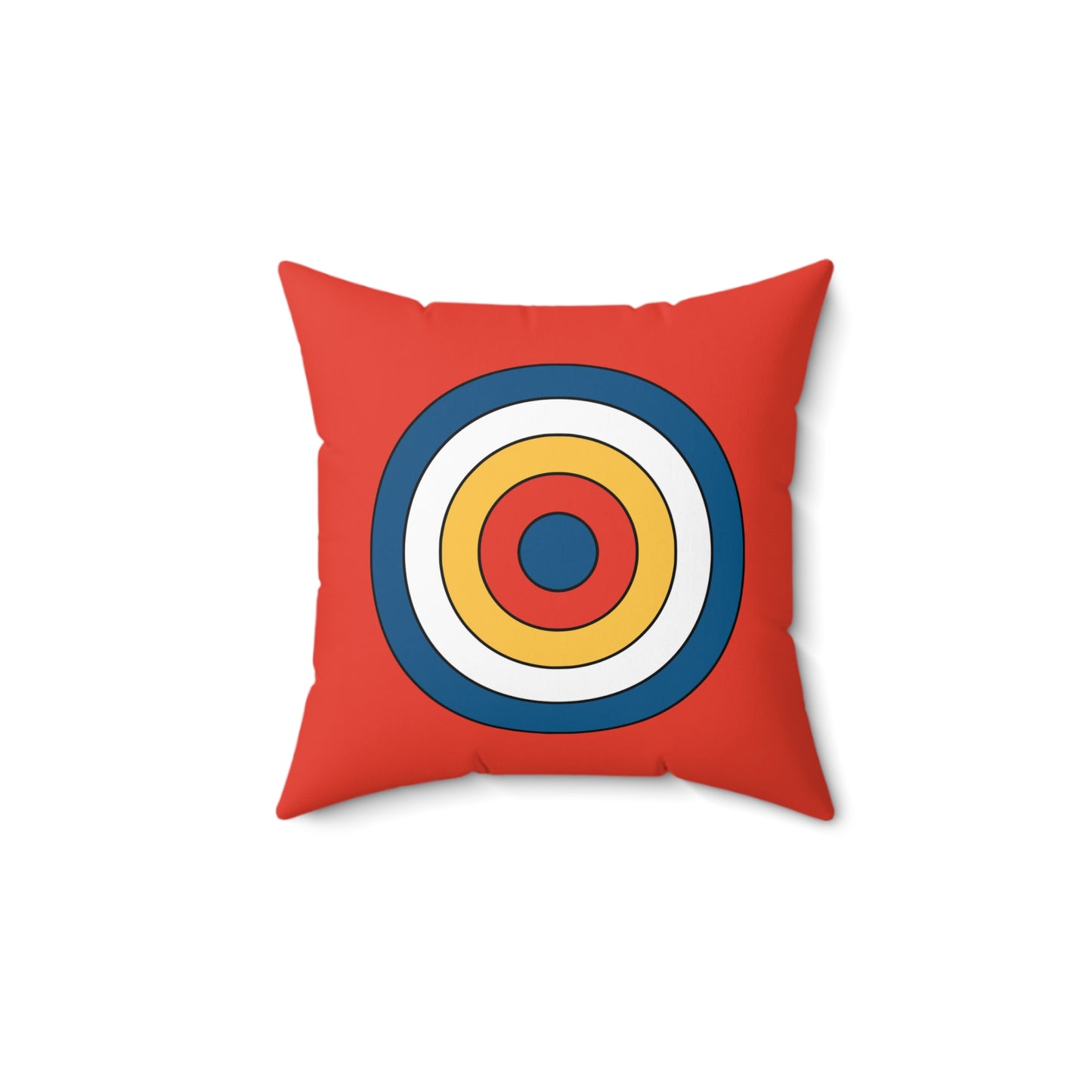 Kiribati Retro Target Cushion Pillow