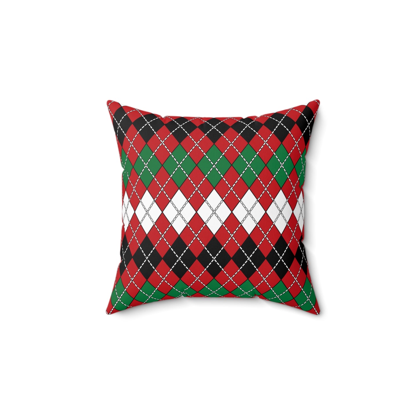 Western Sahara Retro Argyle Cushion Pillow