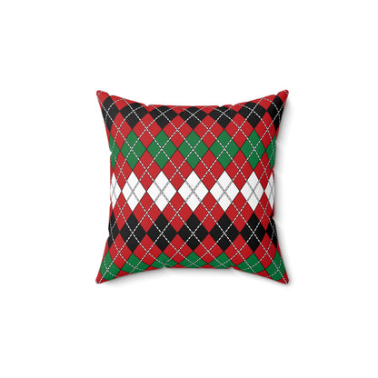 Western Sahara Retro Argyle Cushion Pillow