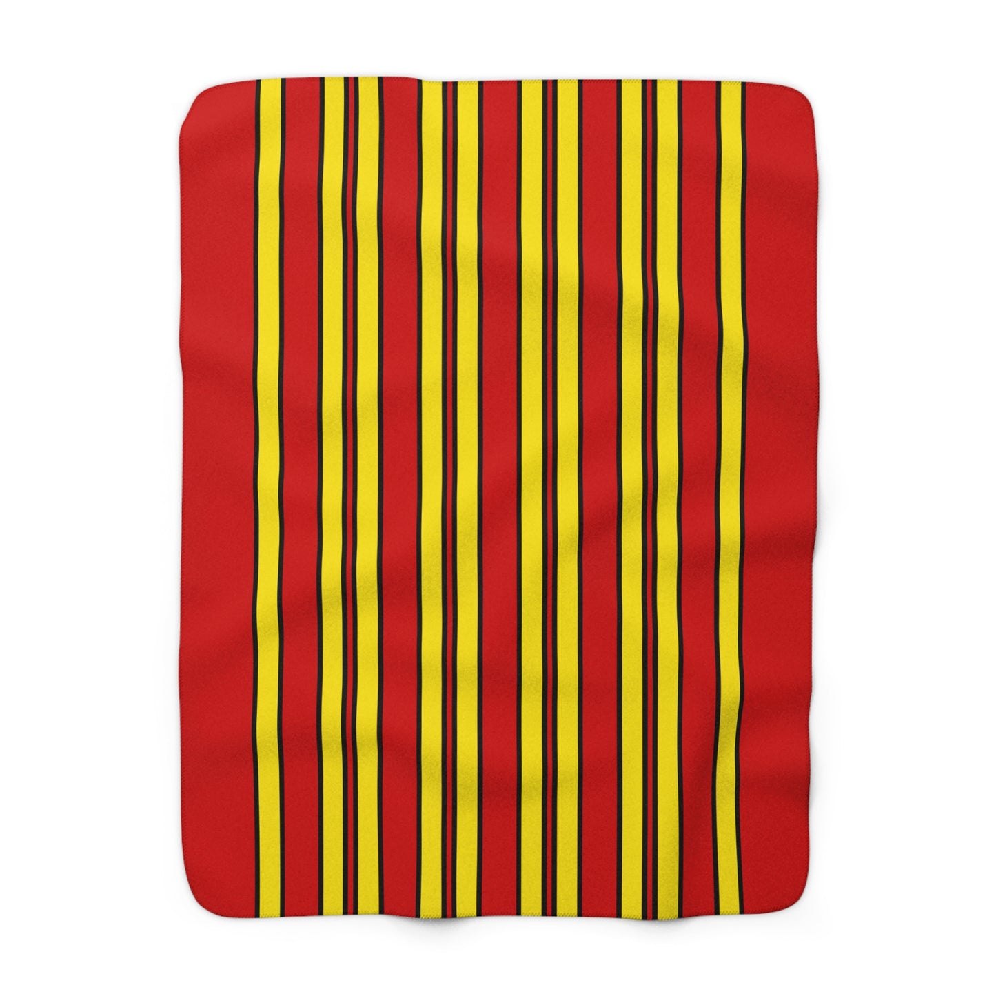North Macedonia Retro Stripes Blanket Throw