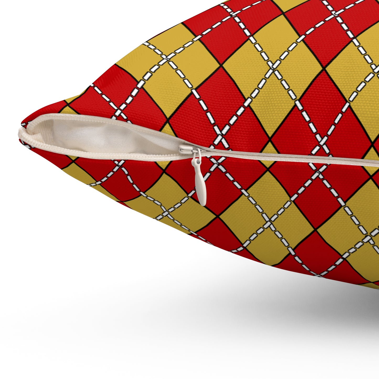 Montenegro Retro Argyle Cushion Pillow