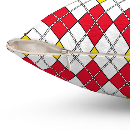 Guernsey Retro Argyle Cushion Pillow