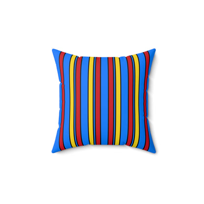 Democratic Republic of the Congo Retro Stripes Cushion Pillow
