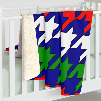 Gambia Retro Houndstooth Blanket Throw