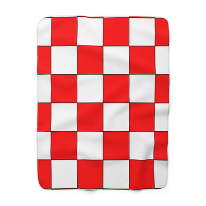 Switzerland Retro Check Blanket Throw