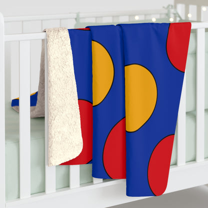 Armenia Retro Polka Dots Blanket Throw