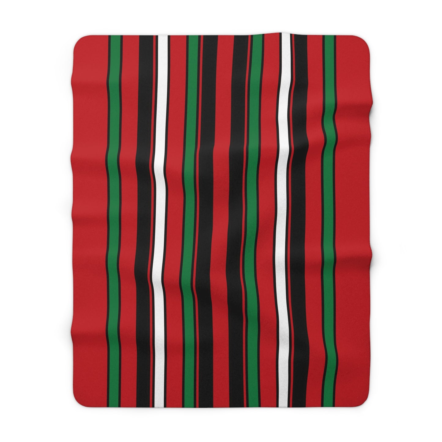 Western Sahara Retro Stripes Blanket Throw