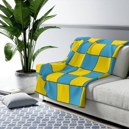 Palau Retro Check Blanket Throw