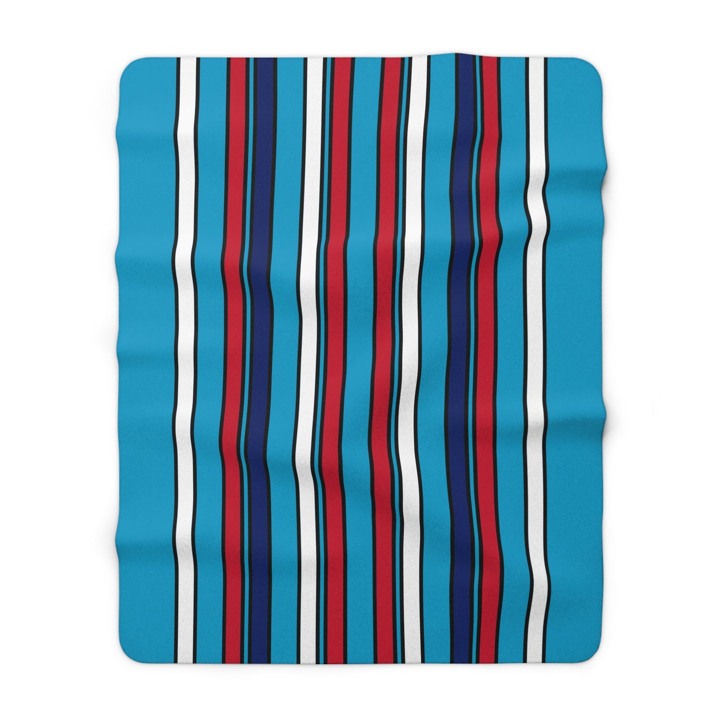 Tuvalu Retro Stripes Blanket Throw