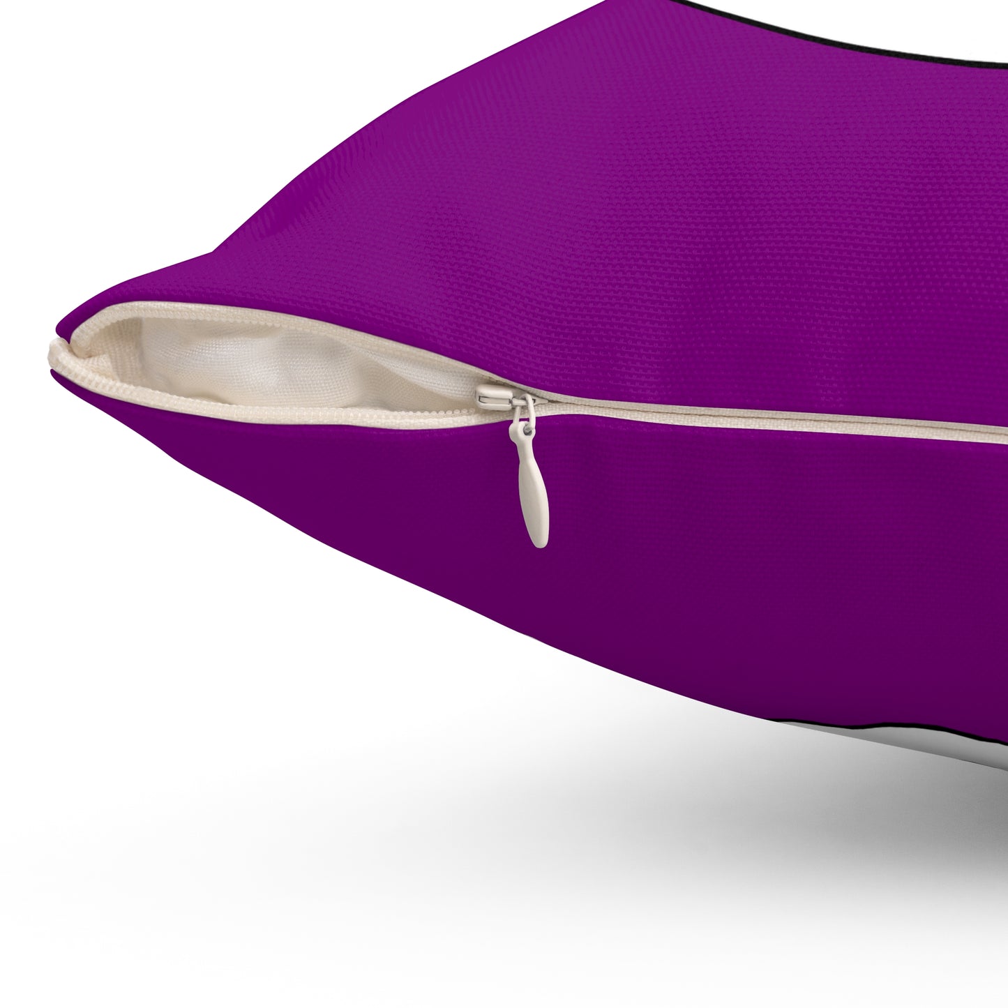 Purple, White Retro Target Cushion Pillow