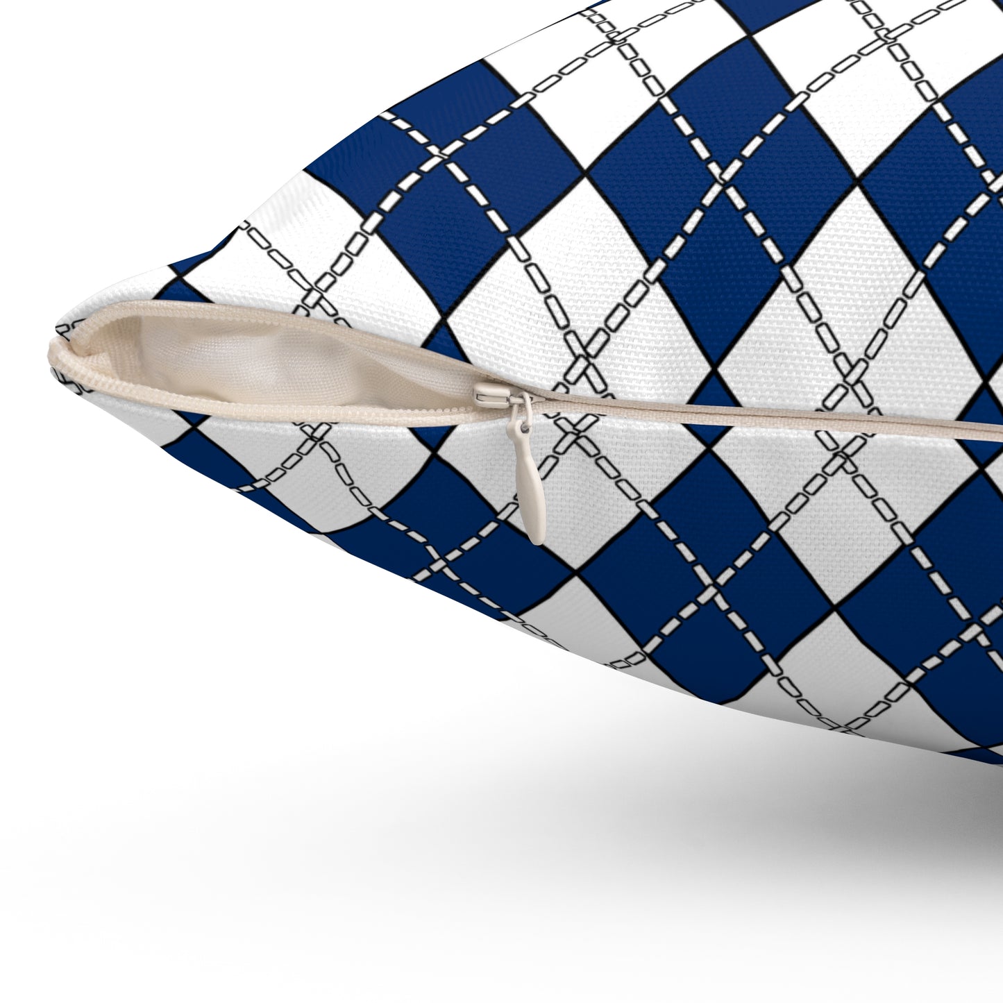 Finland Retro Argyle Cushion Pillow