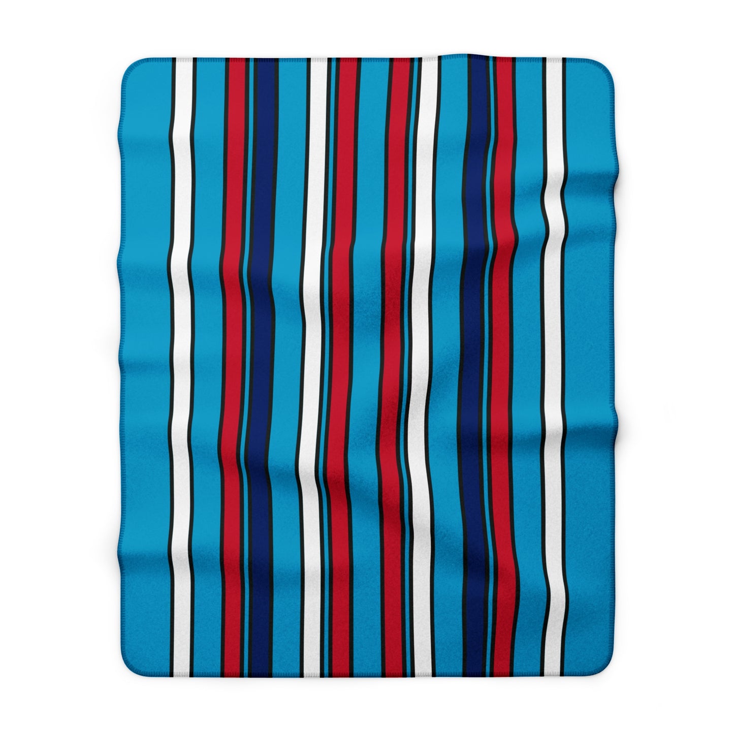 Tuvalu Retro Stripes Blanket Throw
