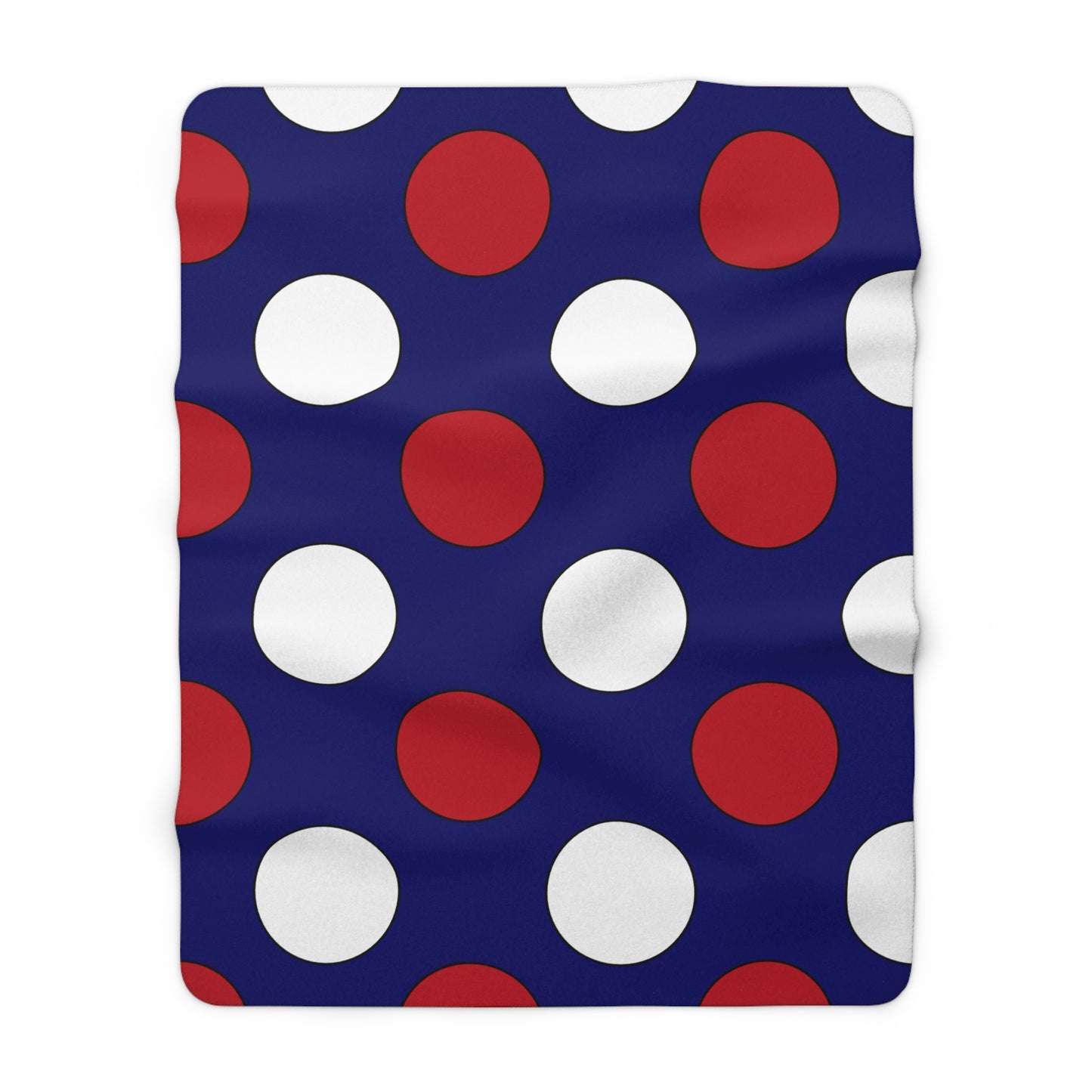 American Samoa Retro Polka Dots Blanket Throw