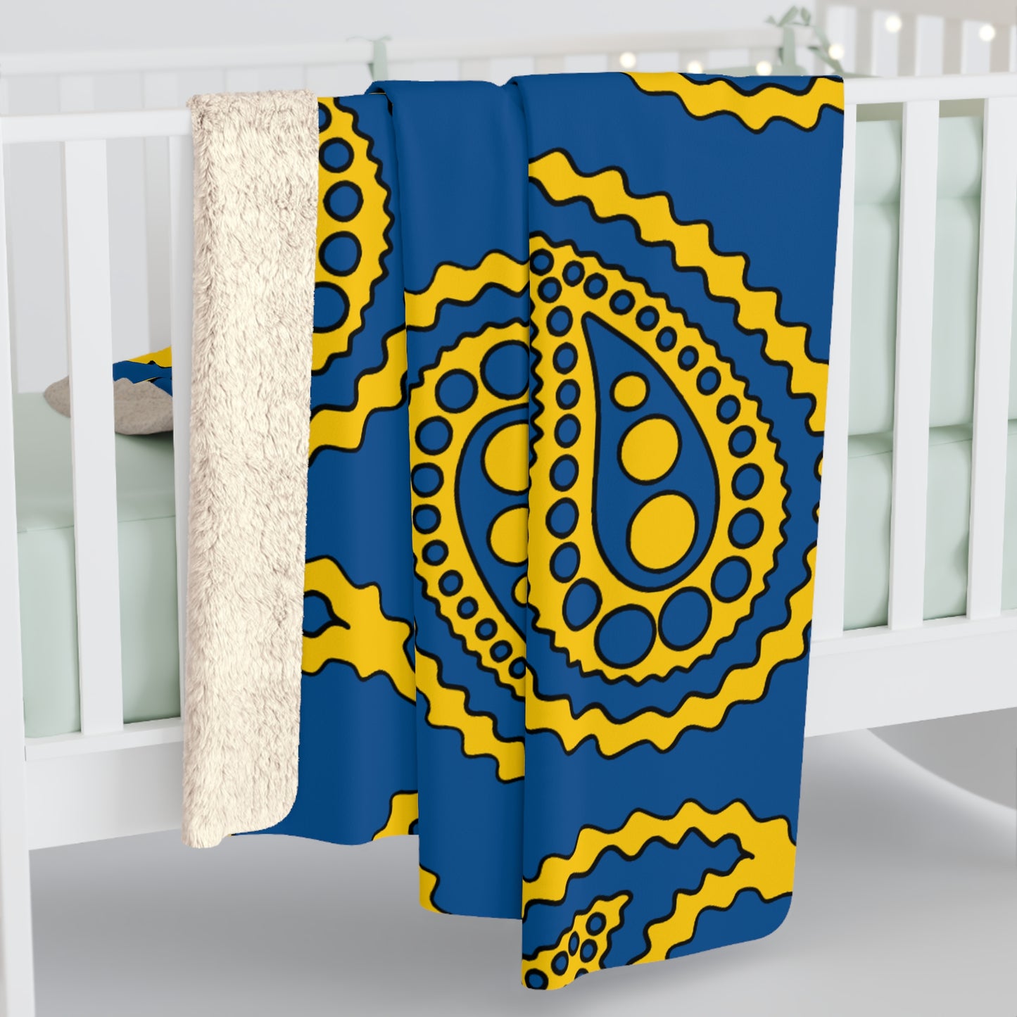 Sweden Retro Paisley Blanket Throw